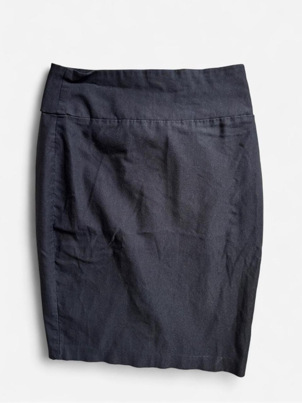Iz Byer Navy Straight Mini Pencil Skirt
